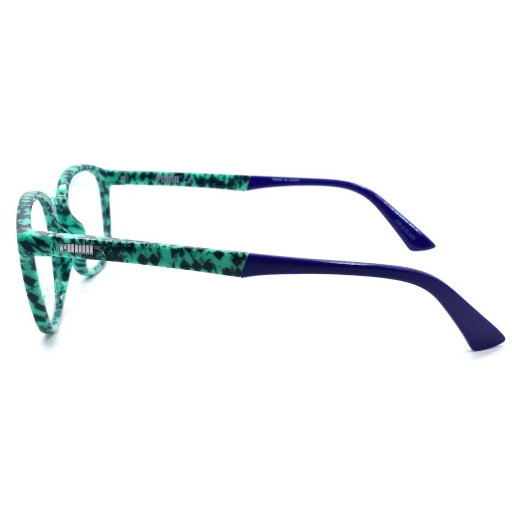 PUMA PU0118O 002 Unisex Eyeglasses Frames 49-20-145 Green / Blue